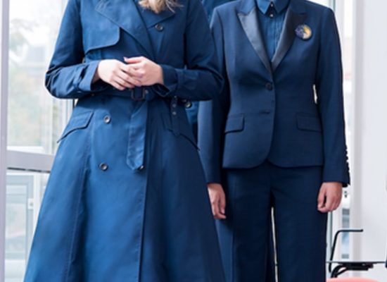 Bedrijfskleding Nationaal Opera en Ballet Blauwe outfit - jas, jurk, blouse en broek